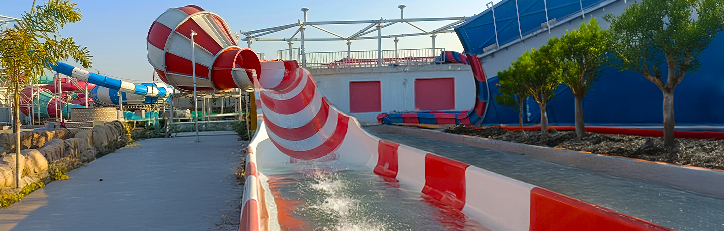 Splash Island | Aquamagicaa water park banner