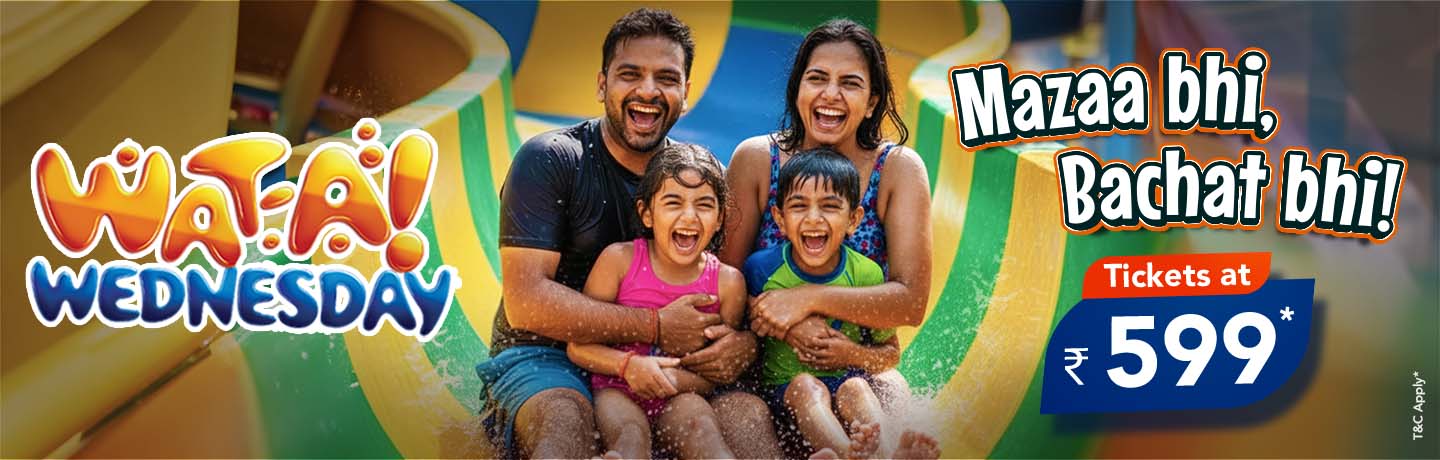 WAT-a-Wednesday offers in Indore | WAT-a-Wednesday at aqua Imagicaa indore banner