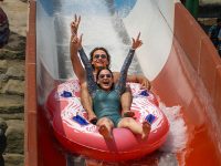 Thrilling ride at Aqua Imagicaa water park, Surat